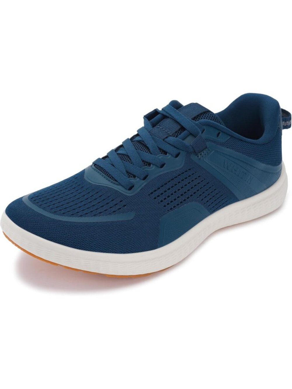 Men's Blue Mesh Zero Drop Running Shoes + Wide Toe Box for Daily Runs Sneakers